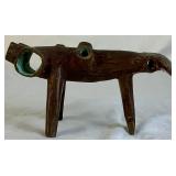 Copper Abstract Animal Sculpture