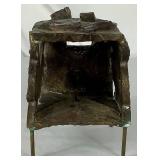 Bronze Eckel Style Abstract Cube