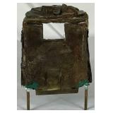 Bronze Eckel Style Abstract Cube