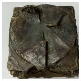 Bronze Eckel Style Abstract Cube