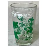 Kraft Swanky Swigs Juice Glasses by Hazel Atlas