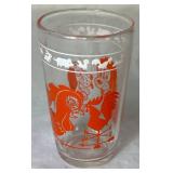 Kraft Swanky Swigs Juice Glasses by Hazel Atlas