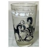 Kraft Swanky Swigs Juice Glasses by Hazel Atlas