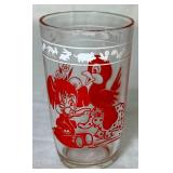 Kraft Swanky Swigs Juice Glasses by Hazel Atlas