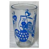 Kraft Swanky Swigs Juice Glasses by Hazel Atlas