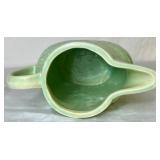 Vintage McCoy Ceramic Pitcher and Bamboo Pottery Planter