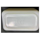 Set of Vintage Pink Gooseberry Pyrex Refrigerator Dishes