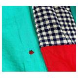 Vintage Handmade Patchwork Quilt 62" x 90"