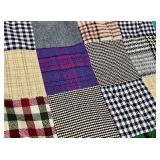 Vintage Handmade Patchwork Quilt 62" x 90"