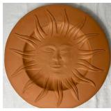 Terra Cotta Clay Sun Plate - Abruzzo Vasi - Italy