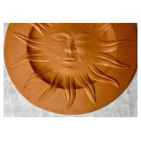 Terra Cotta Clay Sun Plate - Abruzzo Vasi - Italy