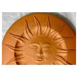 Terra Cotta Clay Sun Plate - Abruzzo Vasi - Italy