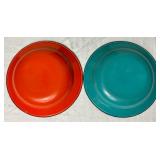 Vintage Enamelware Set -Plates, Bowls and Mug
