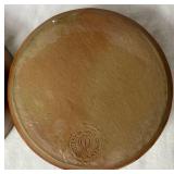 Long Handled Pottery Teapot and Matching Bowls