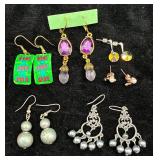 Collection of Earrings and Pins