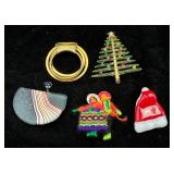 Collection of Earrings and Pins