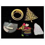 Collection of Earrings and Pins