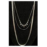 Silver Toned Jewelry Lot