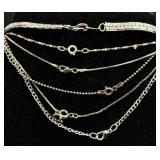 Silver Toned Jewelry Lot
