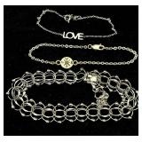 Silver Toned Jewelry Lot