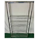 5 Tier Storage Shelves Metal Wire Shelving Unit