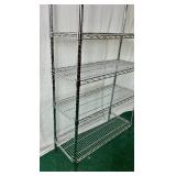 5 Tier Storage Shelves Metal Wire Shelving Unit