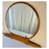 Art Deco Wooden Mirror