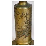 Brass Collection - Candlestick Holders, Snuffer, Oil Lamp and Pot Ashtray