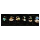 Collection of Costume Jewelry Rings