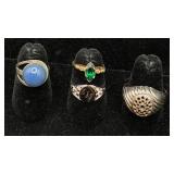 Collection of Costume Jewelry Rings