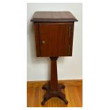 Vintage Sewing Pedestal Cabinet
