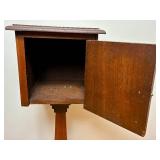 Vintage Sewing Pedestal Cabinet