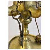 Brass Collection - Candlestick Holders, Snuffer, Oil Lamp and Pot Ashtray