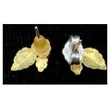 Collection of 10K Gold Pieces - Earrings, ring and pin