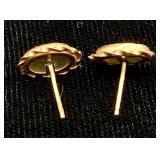 Collection of 10K Gold Pieces - Earrings, ring and pin