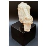 Horse Head Sculpture by DeWitt on Black Table Top Base