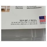 12.9 QT Storage Containers