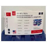 12.9 QT Storage Containers