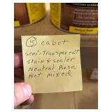 Wood Stain and Sealer