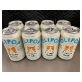 Case of 8 OLIPOP Cream Soda 12 oz Cans