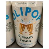 Case of 8 OLIPOP Cream Soda 12 oz Cans