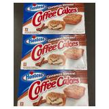 Lot of 3 Boxes Hostess Cinnamon Streusel Coffee Cakes