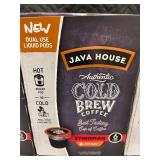 KS 1 - Java House Cold Brew Liquid Pods Ethiopian Light Roast - 3 Packs (Total 18 Pods)