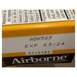 Set of 3 Airborne Very Berry Immune Support Supplements with Vitamin C