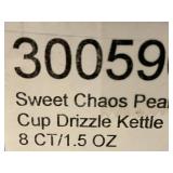 Box of 8 Sweet Chaos Peanut Butter Cup Drizzled Popcorn