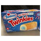 Limited Edition Hostess Red, White & Blue Twinkies - 4 Boxes of 8