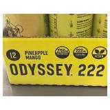 SD 3 - 12-Pack Odyssey 222 Pineapple Mango Energy Drink, 12 oz Cans
