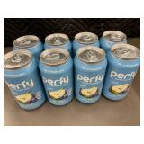 Set of 8 Perfy Dr. Perfy Lightly Sparkling Sodas - 12 oz Cans