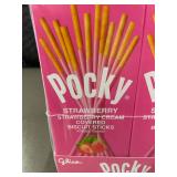 FL 4 - Pocky Strawberry Cream Covered Biscuit Sticks - 10 Packages