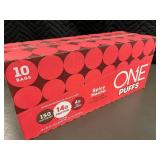 CO 2 - Box of 10 Bags ONE Puffs Spicy Nacho Flavored Protein Snack
